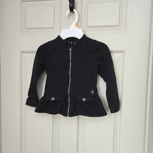 2/$15 Calvin Klein Zip up sweater size 3 - Picture 1 of 5